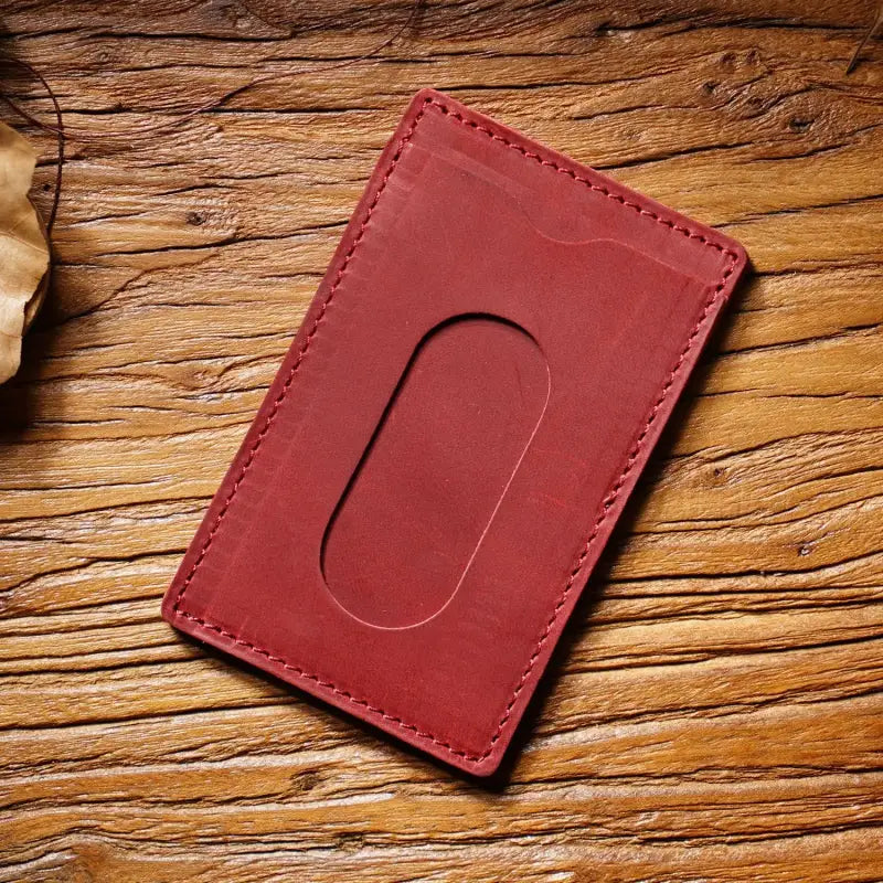 Étui et Porte-Carte Rouge