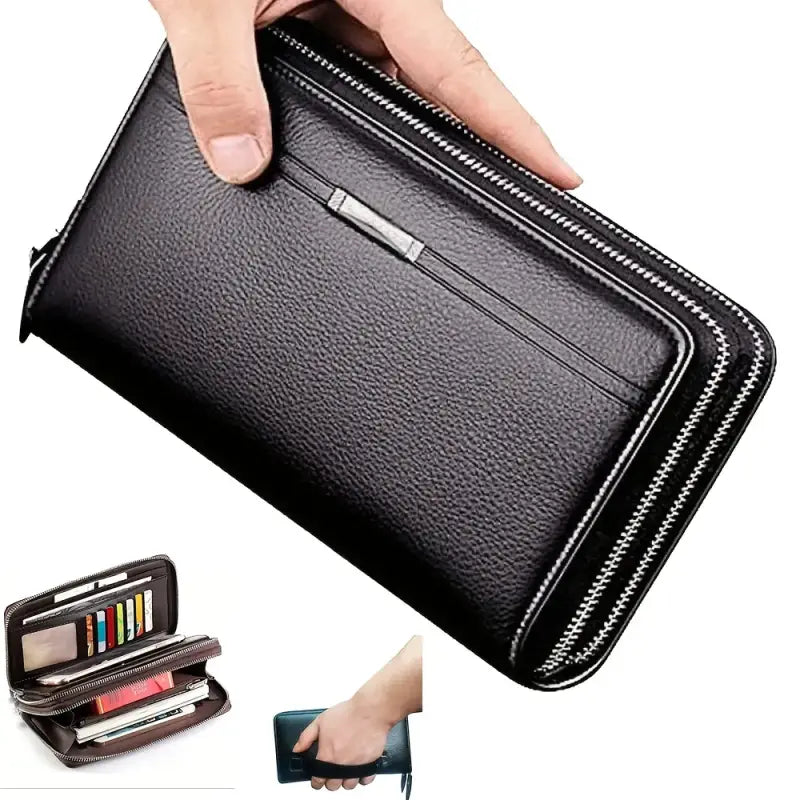 Gros Portefeuille Homme Noir