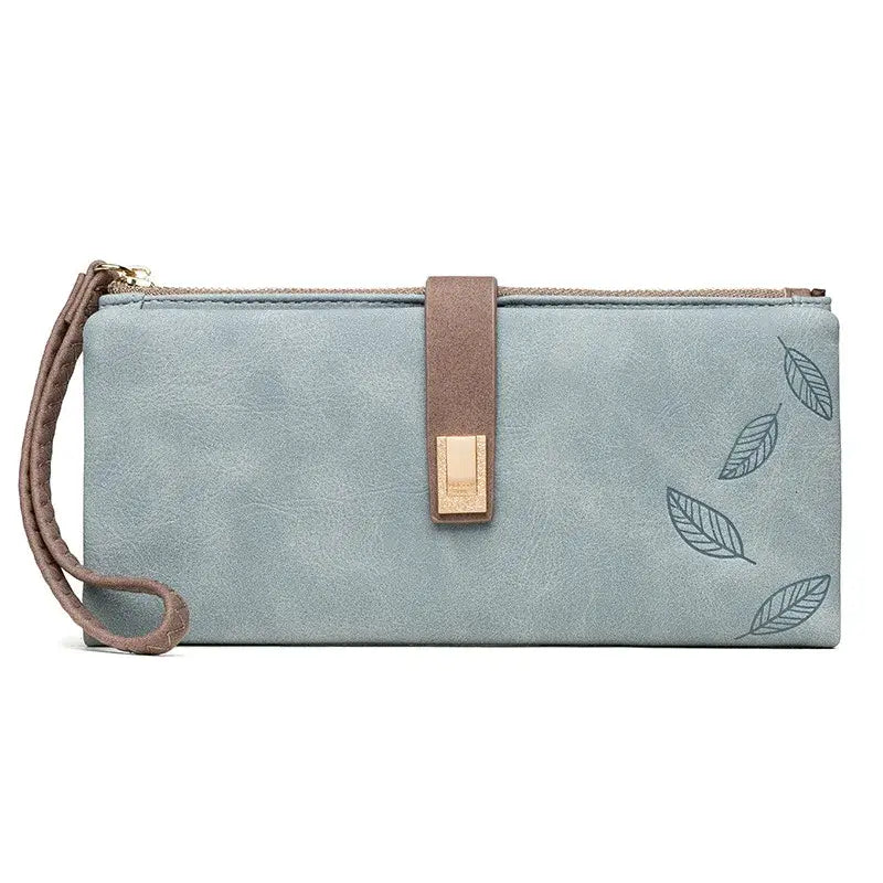 Pochette Porte-Carte Femme Bleu clair