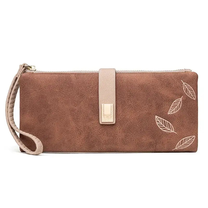 Pochette Porte-Carte Femme Marron