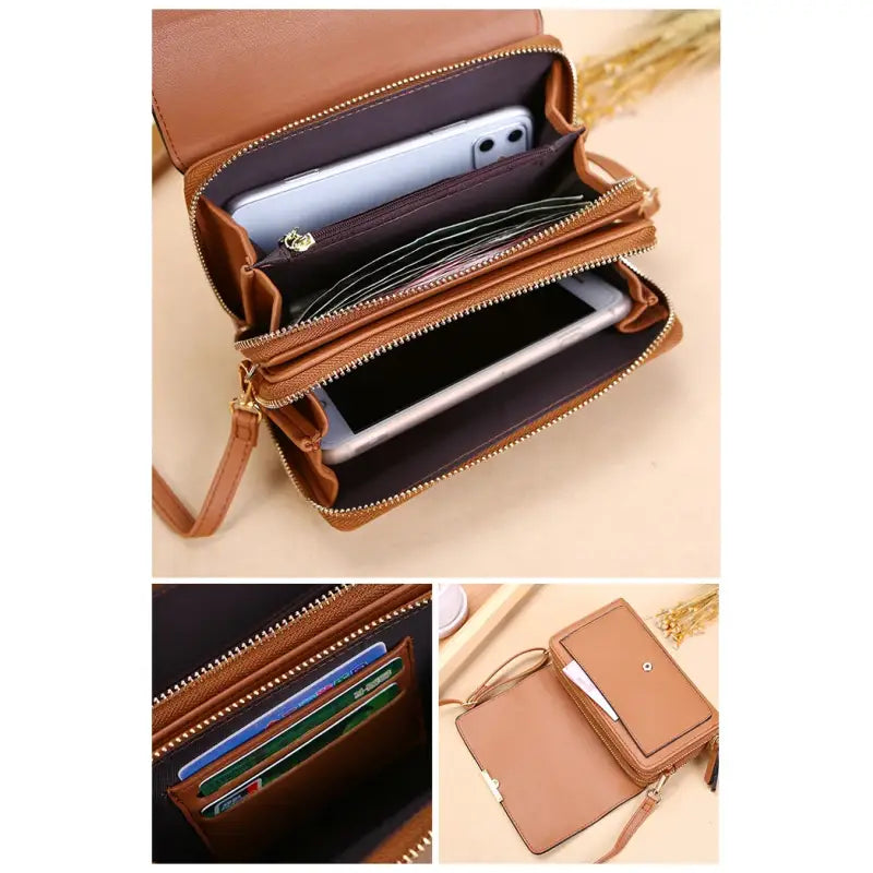 Pochette Portefeuille Bandoulière Femme