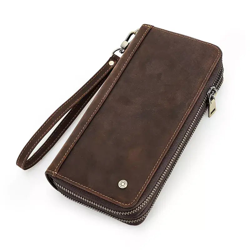 Pochette Portefeuille Homme Marron foncé