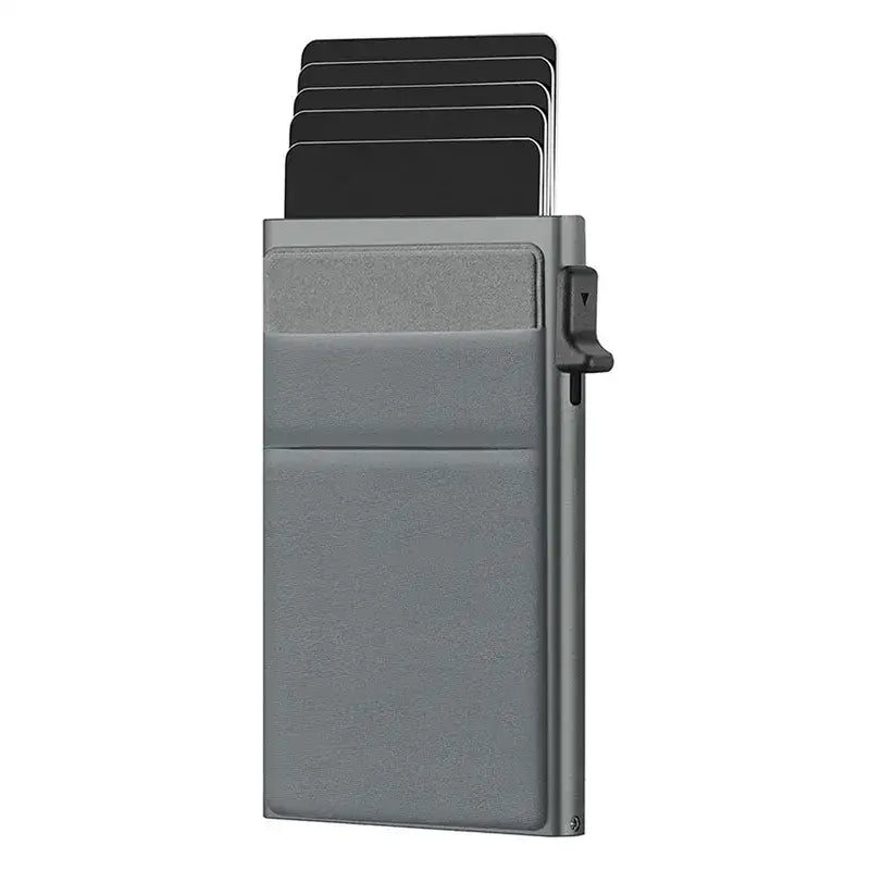 Porte Carte Anti-Piratage Gris