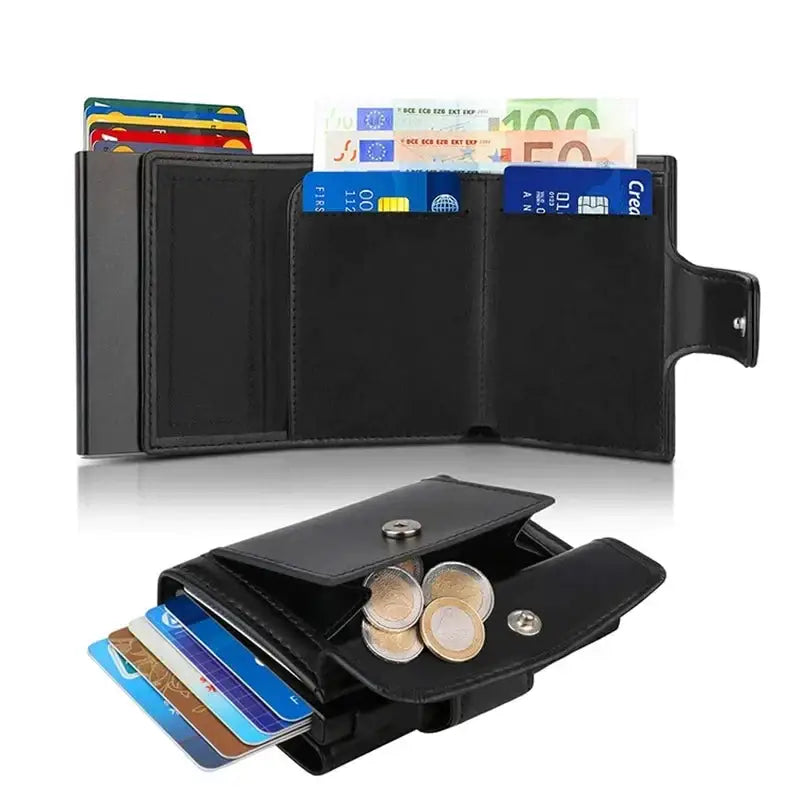 Porte-Carte Bancaire Sécurisé Noir