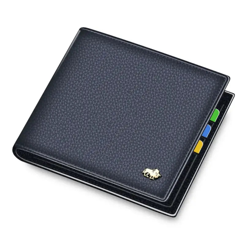 Porte-Carte Cuir Homme Bleu foncé