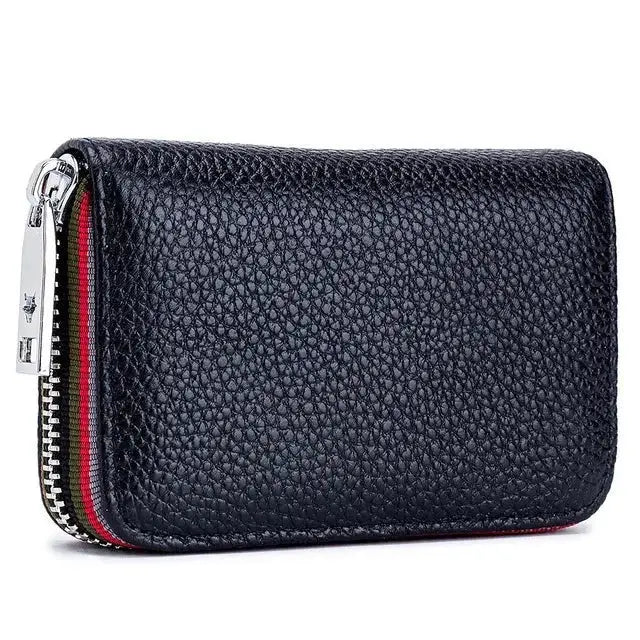 Porte-Carte de Crédit Zip Noir