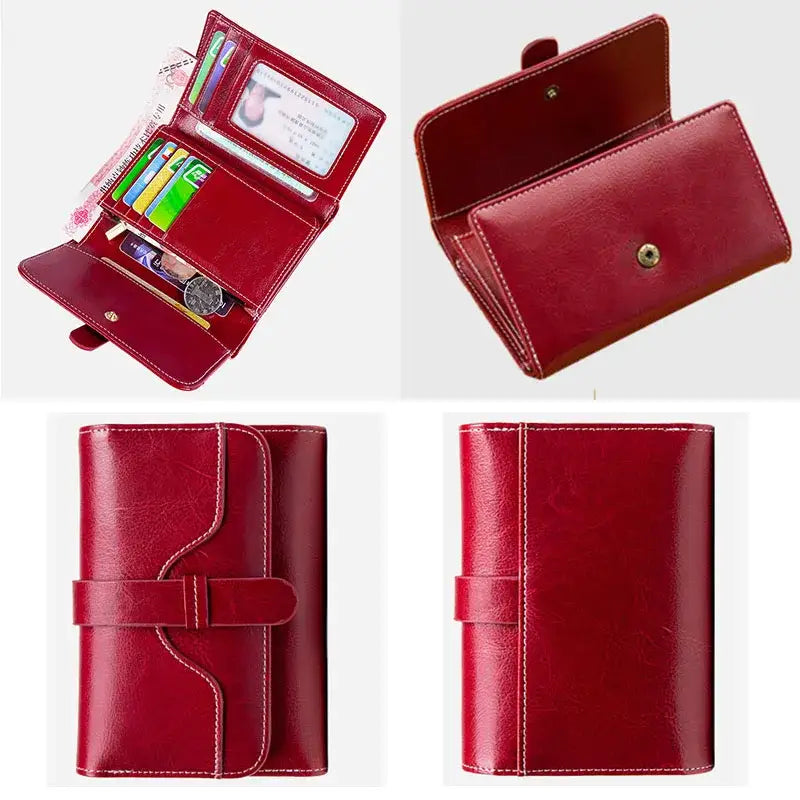 Porte-Carte en Cuir Femme