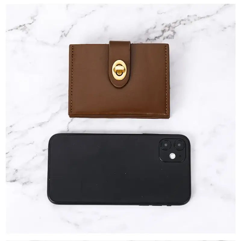 Porte-Carte Femme avec Fermoir