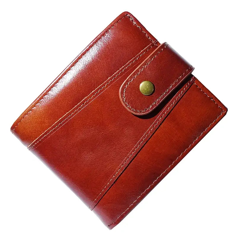 Porte-Carte Homme Cuir Marron