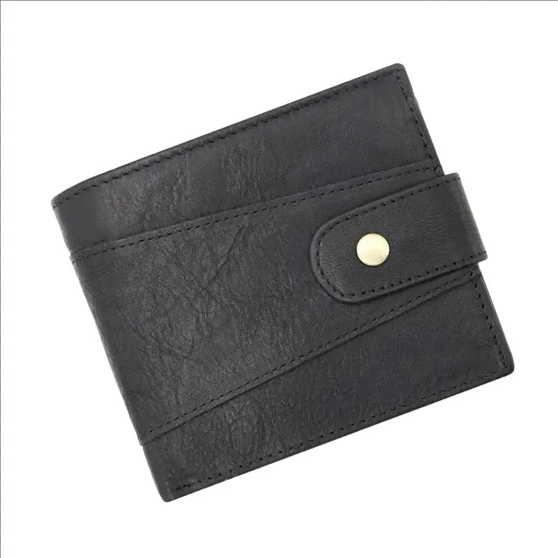 Porte-Carte Homme Cuir Noir