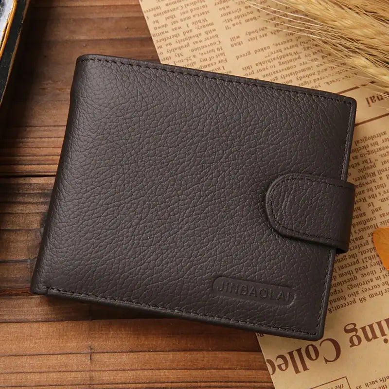 Porte-Carte Homme Luxe Marron foncé