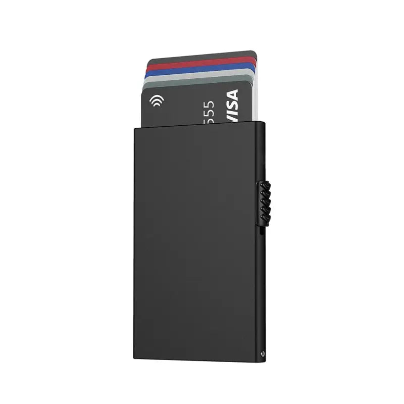 Porte Carte Métal Noir