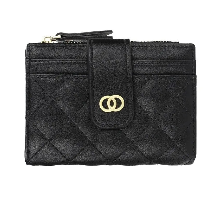 Porte-Carte Porte Monnaie Femme Noir