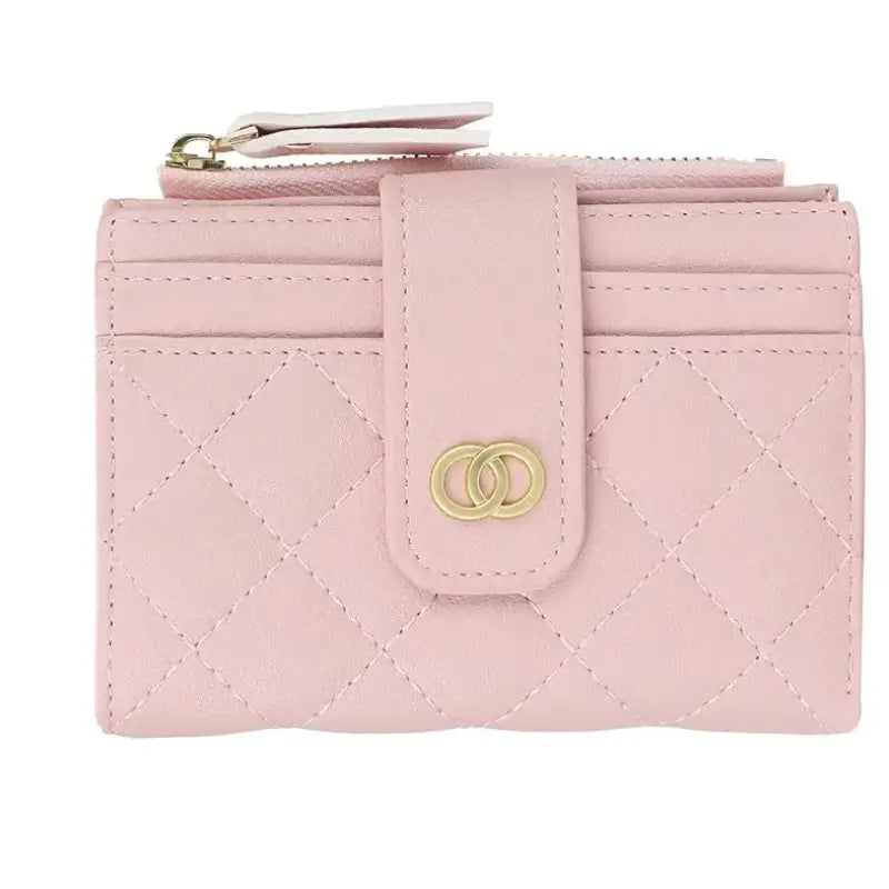 Porte-Carte Porte Monnaie Femme Rose