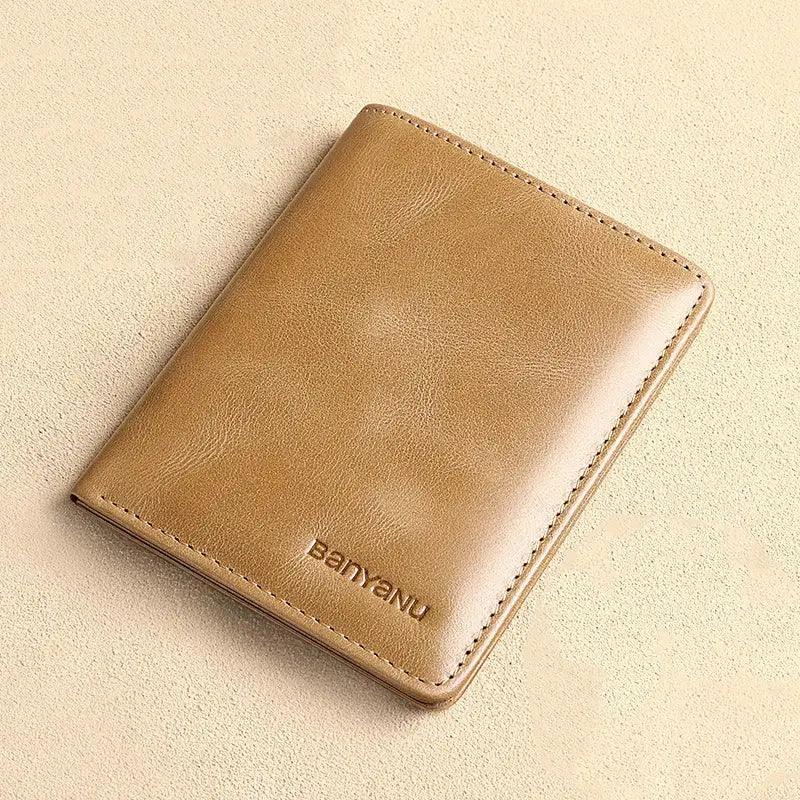 Porte-Carte Portefeuille Homme Beige