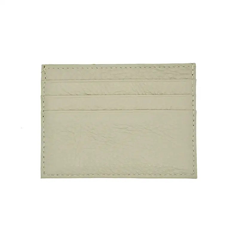 Porte-Cartes Cuir 4 Poches Gris clair