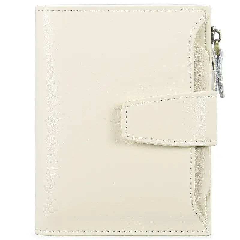 Porte-Cartes Cuir Femme Beige