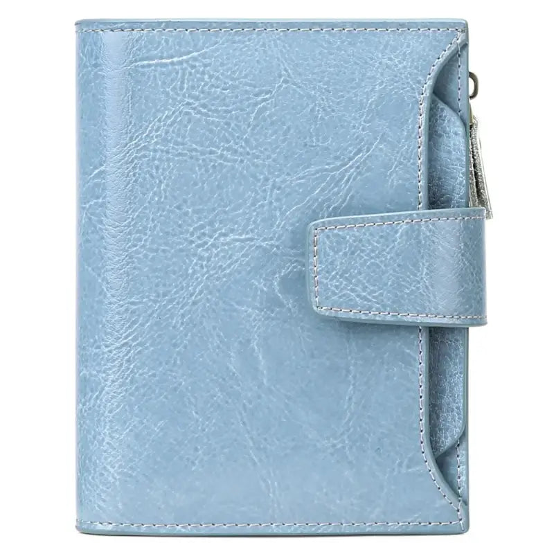 Porte-Cartes Cuir Femme Bleu ciel