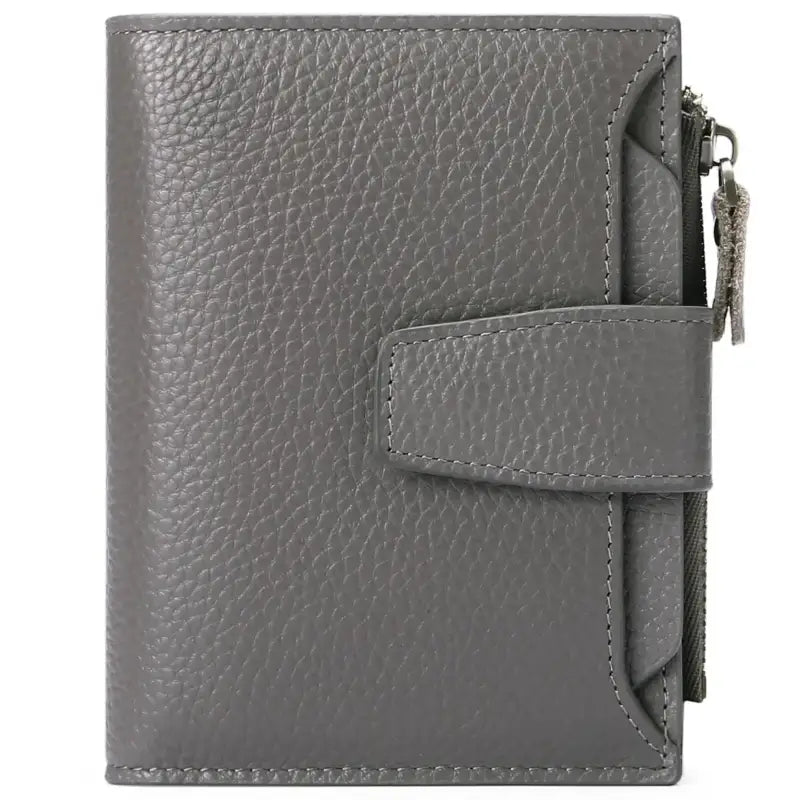 Porte-Cartes Cuir Femme Gris foncé
