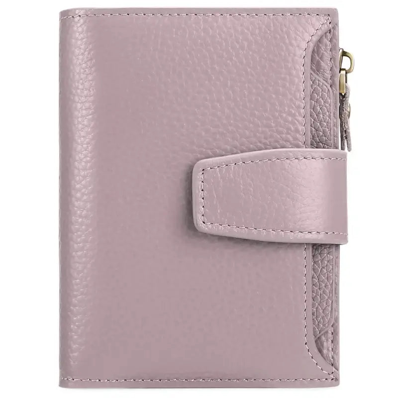 Porte-Cartes Cuir Femme Mauve