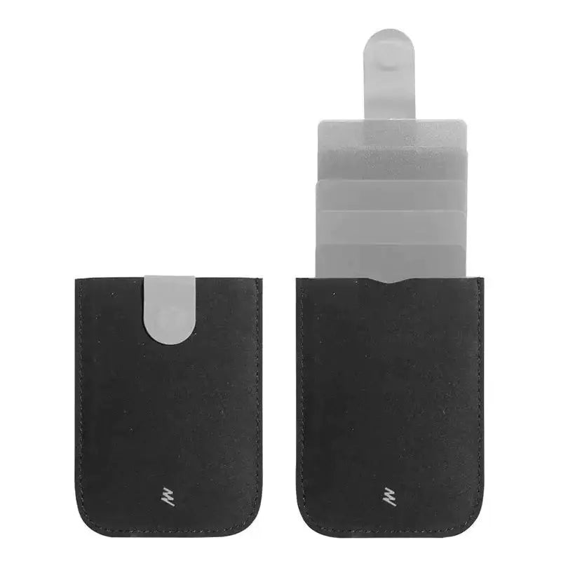 Porte-Cartes Microfibre Gris