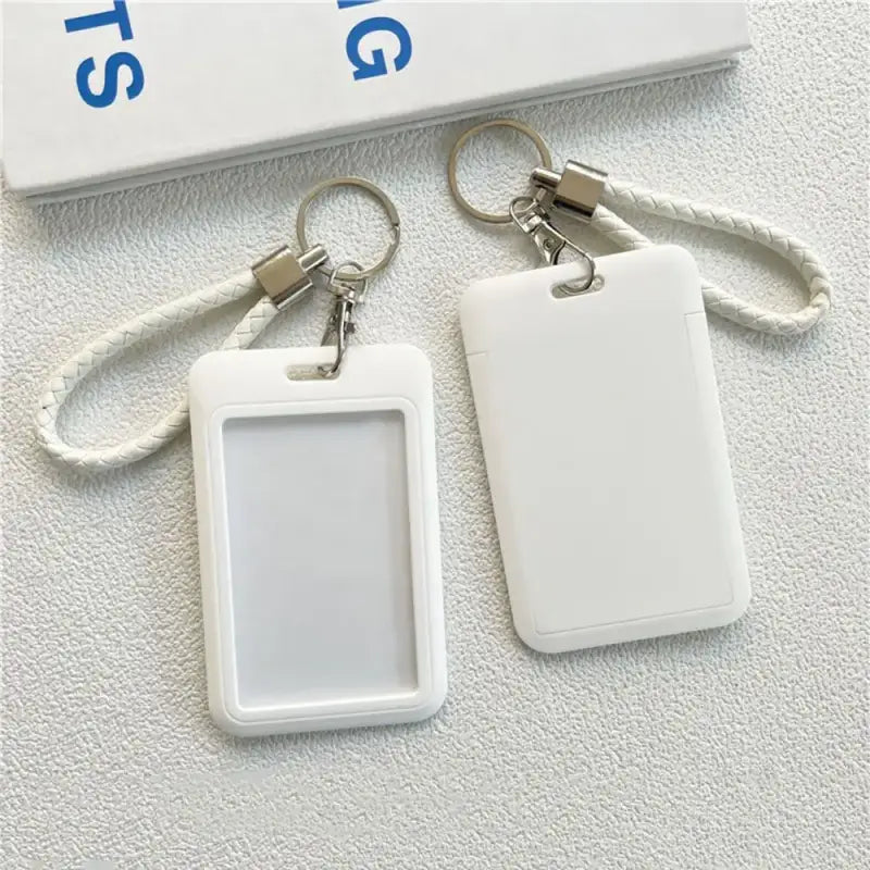 Porte Clé Carte Blanc