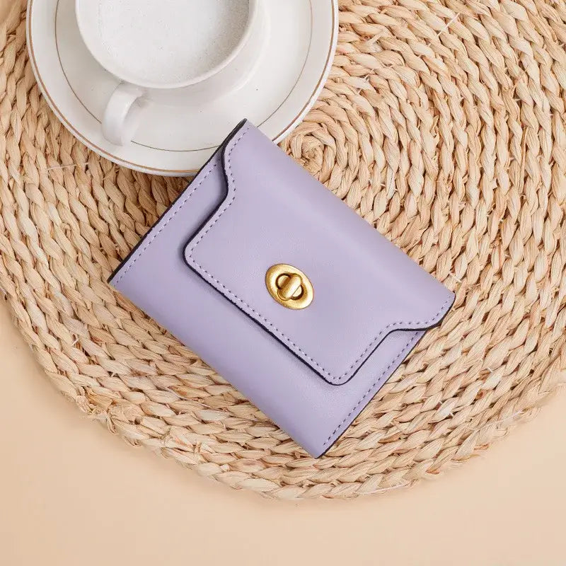 Porte-Monnaie Carte Femme Mauve