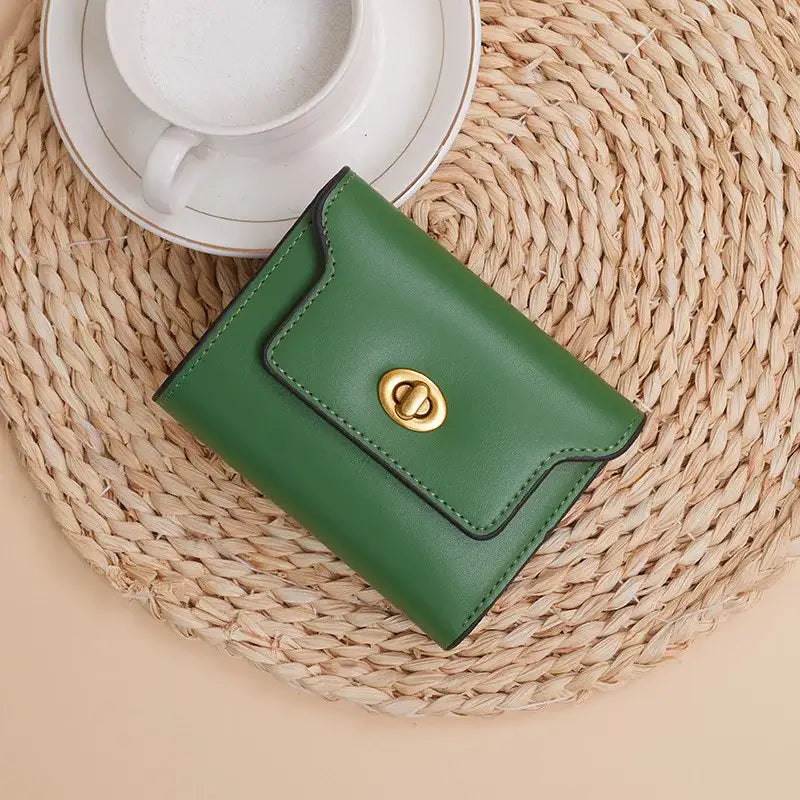 Porte-Monnaie Carte Femme Vert