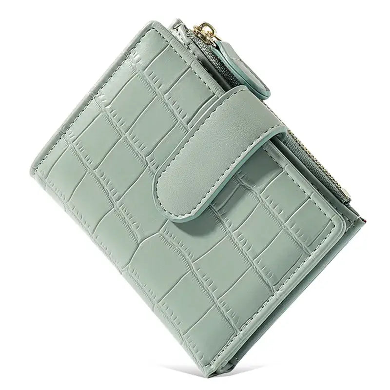 Porte Monnaie Cartes Femme Sauge