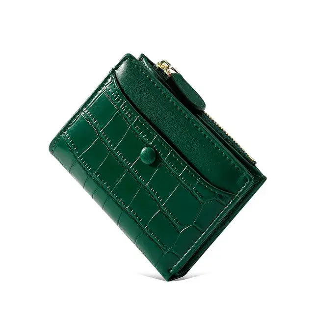 Porte Monnaie et Carte Femme Kaki