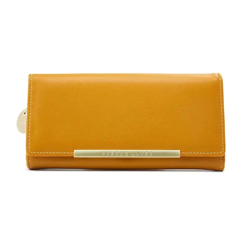 Porte Monnaie Porte-Cartes Femme Jaune