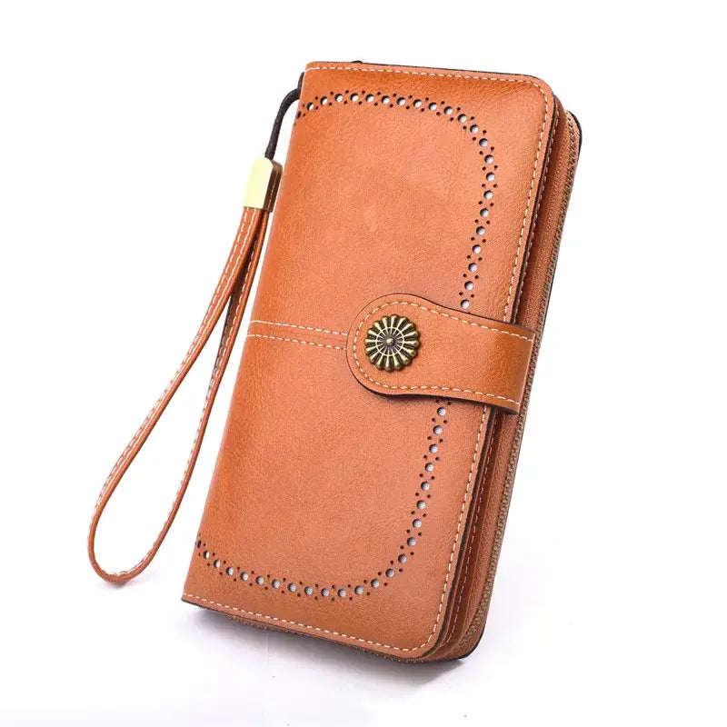 Porte Monnaie Portefeuille Femme Marron
