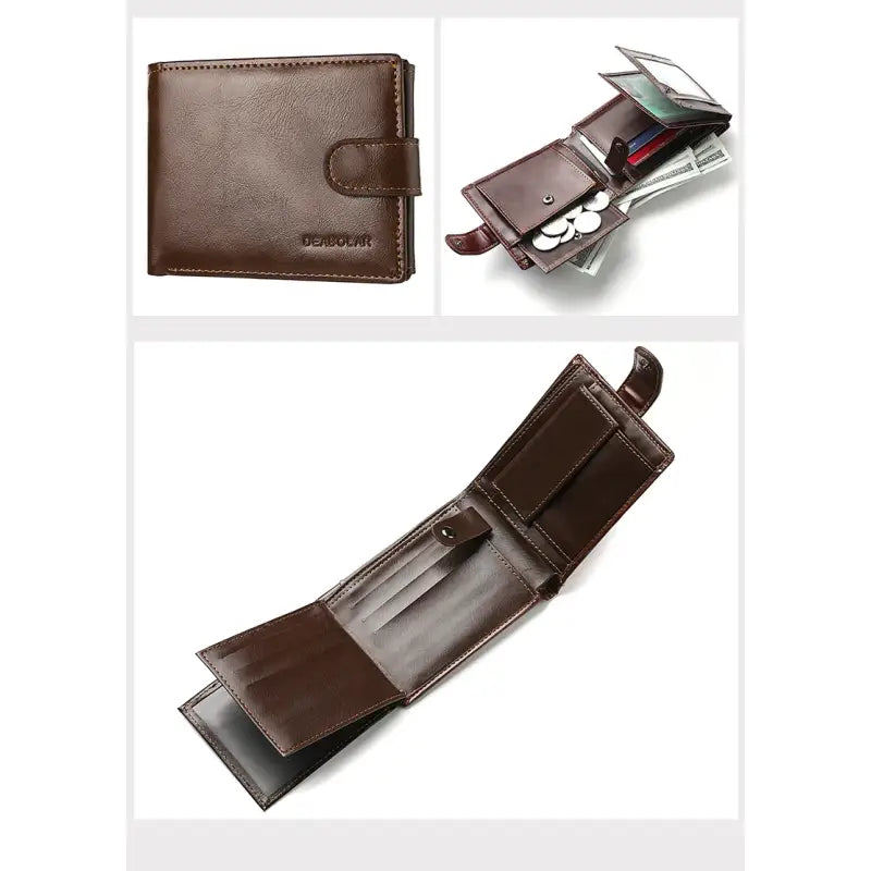 Portefeuille 3 Volets Homme