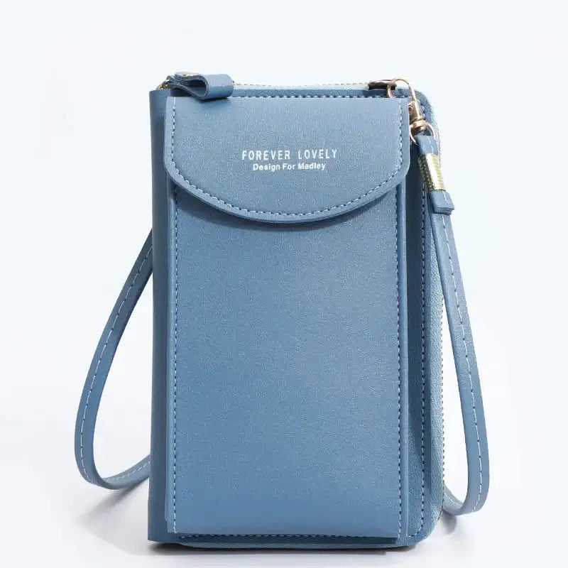 Portefeuille Bandoulière Femme Bleu