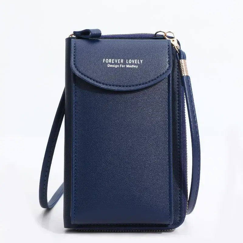 Portefeuille Bandoulière Femme Bleu foncé
