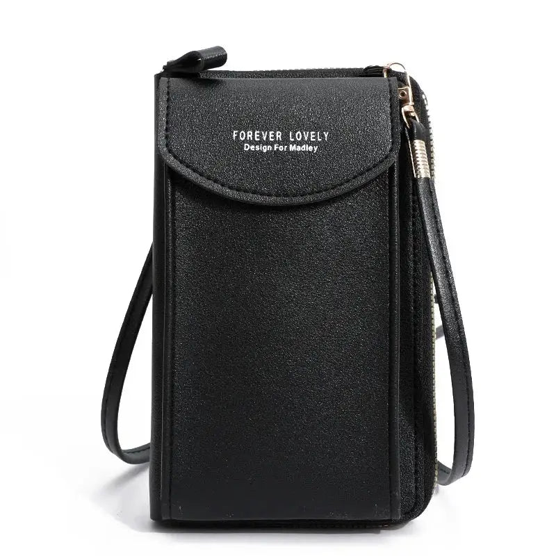 Portefeuille Bandoulière Femme Noir
