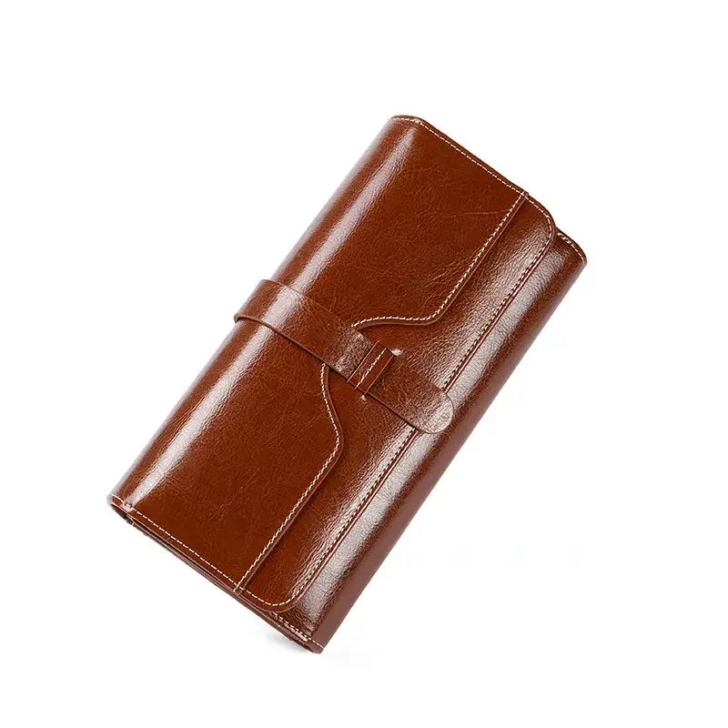 Portefeuille Femme Cuir Marron