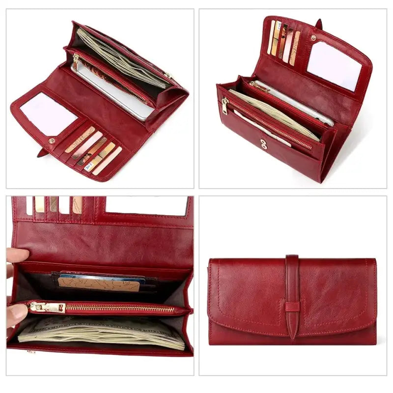 Portefeuille Femme Rouge