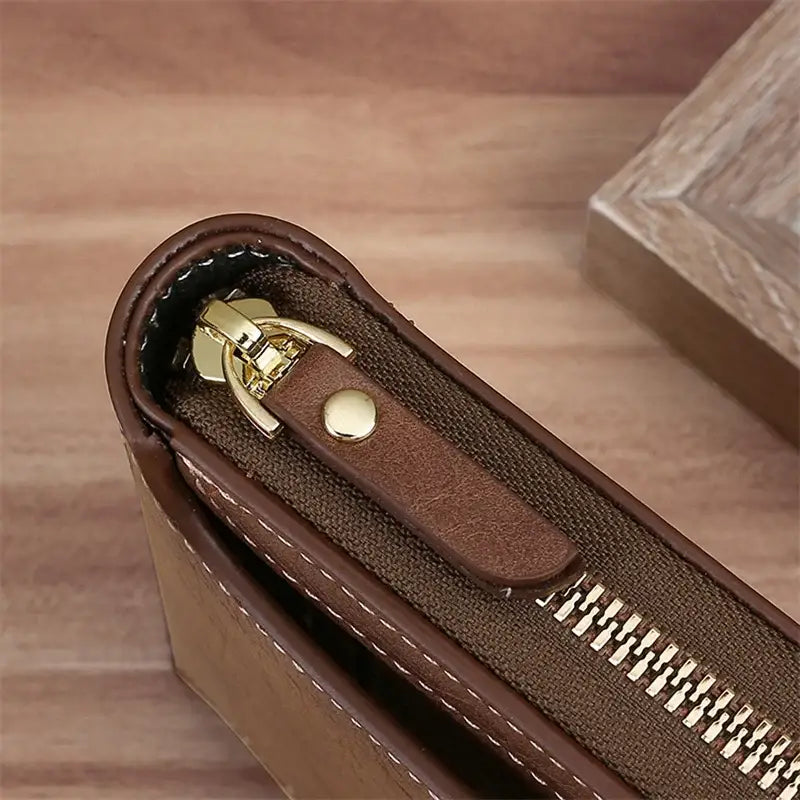 Portefeuille Homme Fermeture Éclair