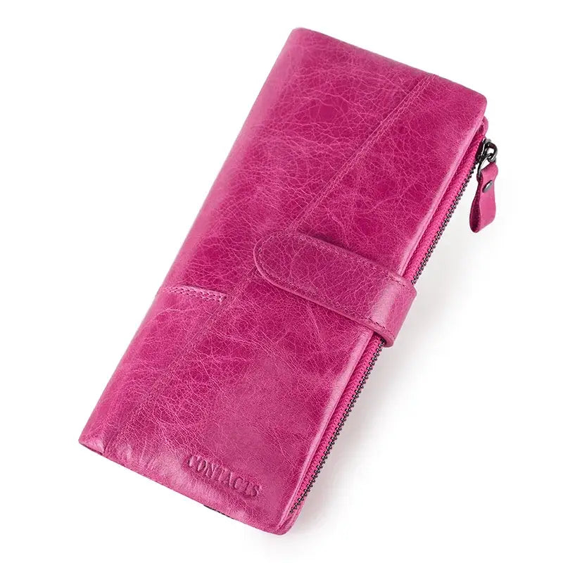 Portefeuille Homme Long Fushia