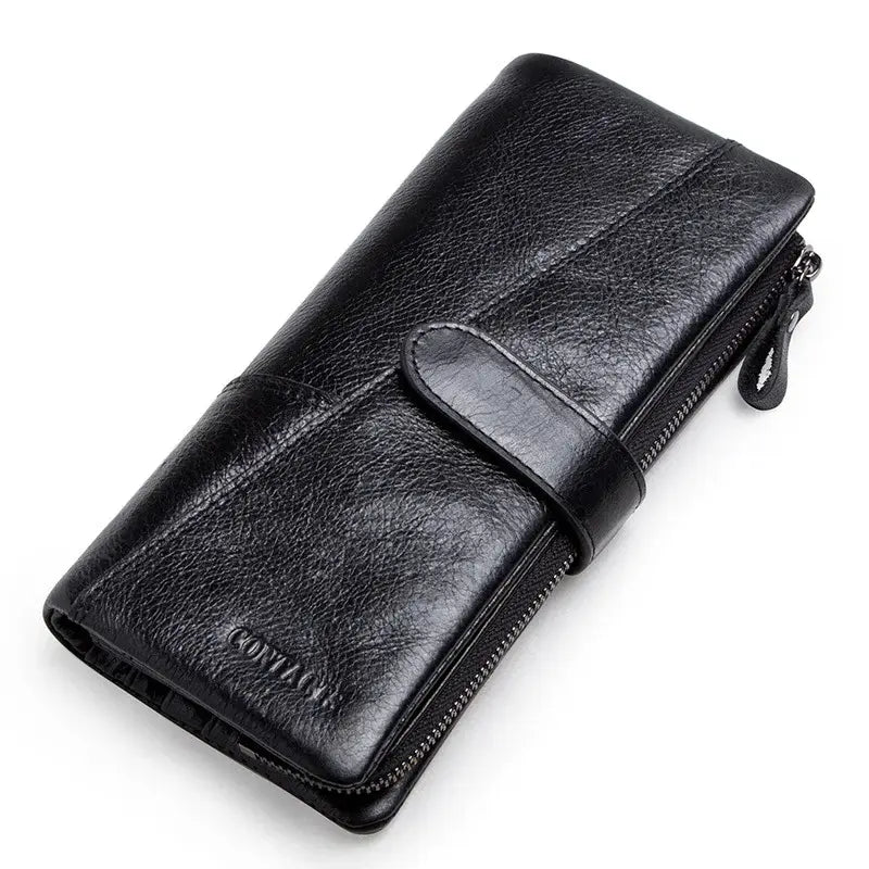 Portefeuille Homme Long Noir