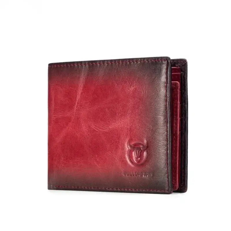 Portefeuille Homme Vintage Rouge