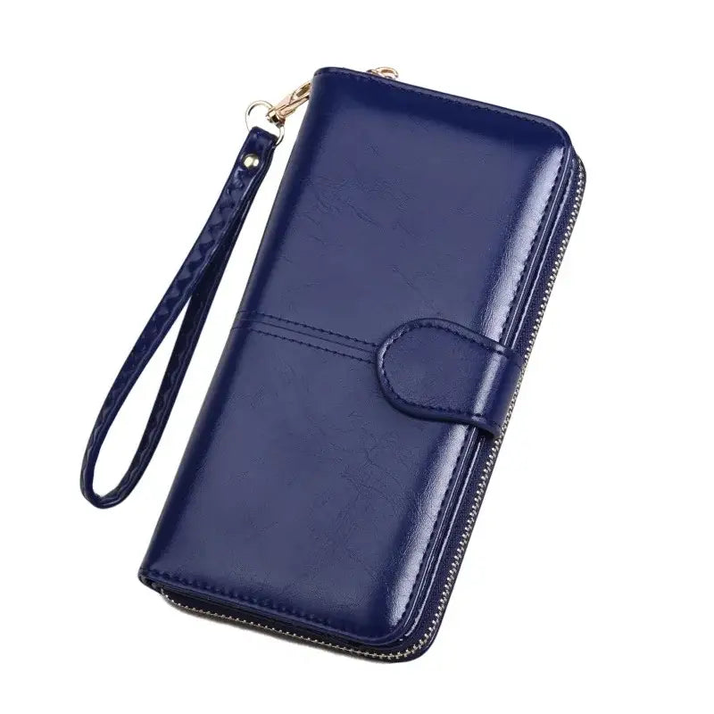 Portefeuille Long Femme Bleu foncé
