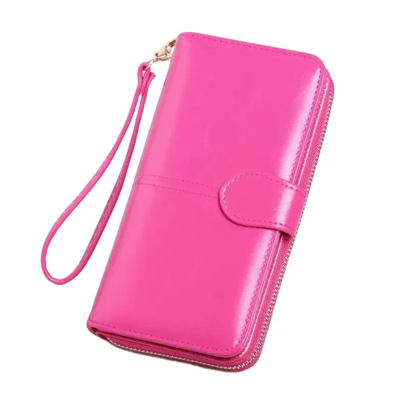 Portefeuille Long Femme Fushia