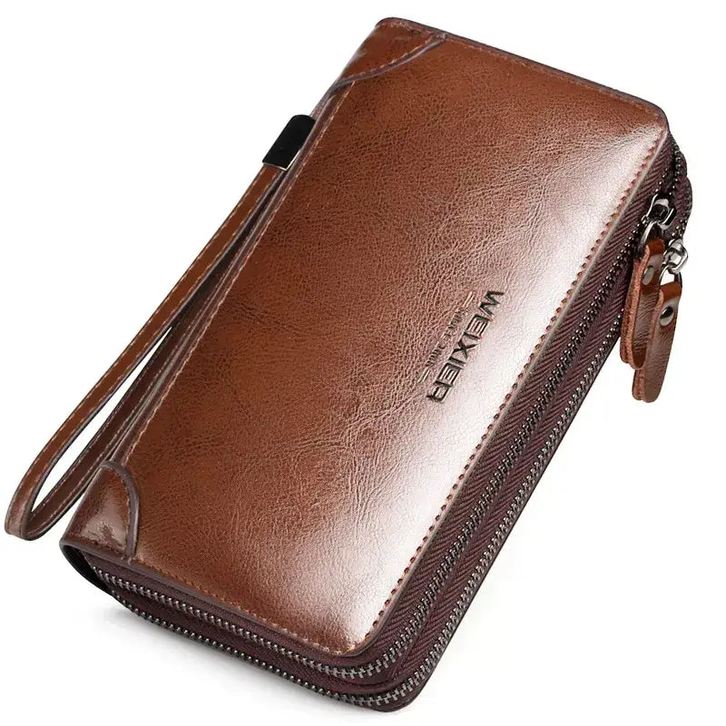 Portefeuille Long Homme Marron