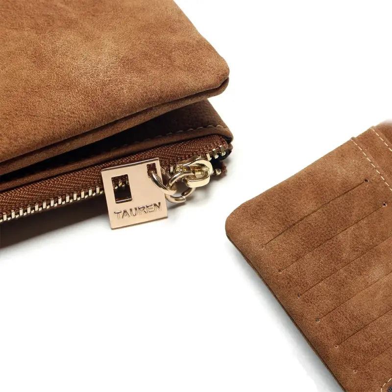 Portefeuille Porte-Carte Femme Daim
