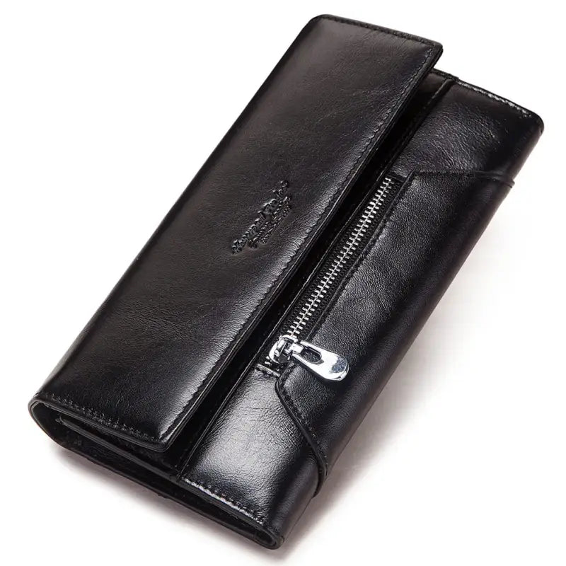 Portefeuille Porte-Cartes Femme Noir