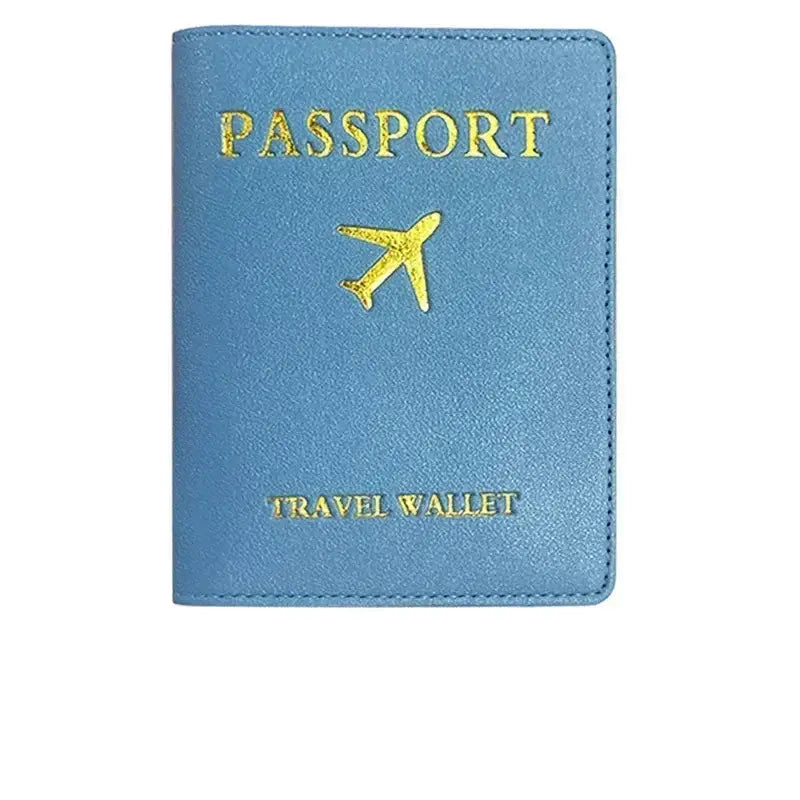 Protège Passeport Femme Bleu ciel