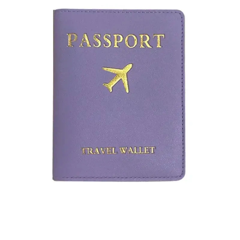 Protège Passeport Femme Mauve