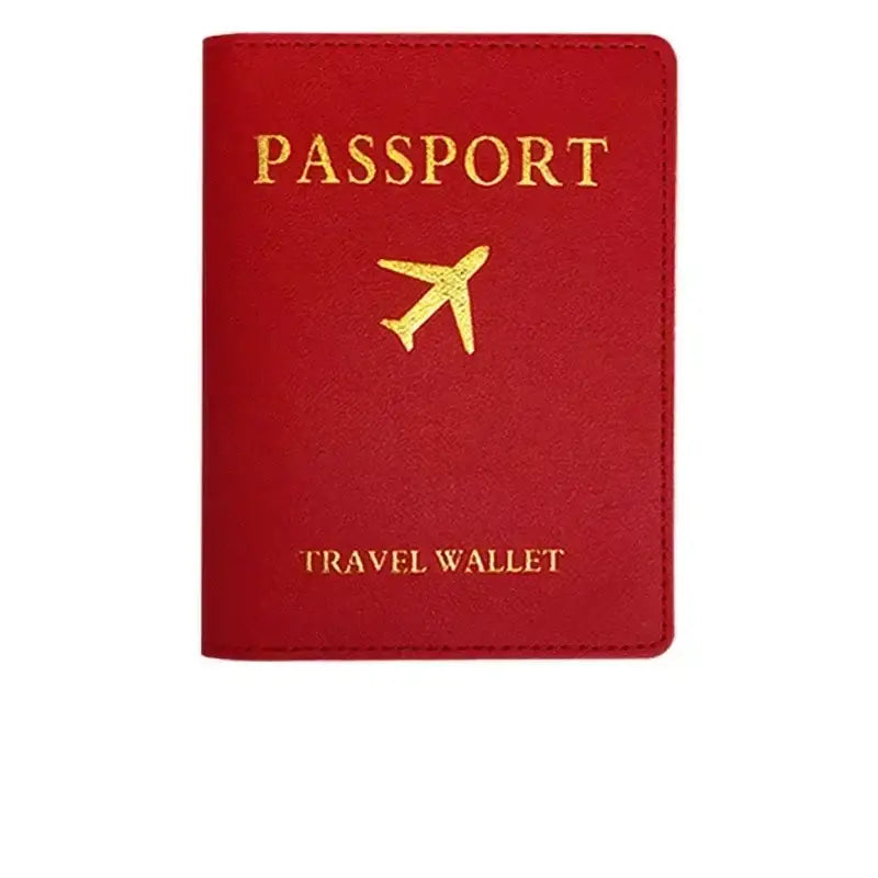 Protège Passeport Femme Rouge